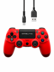 Геймпад проводной джойстик для PS4, ПК Орбита OT-PCG13 Красный
